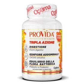 Optima Provida Tripla Azione Enzimi Vegetali Integratore Digestivo 60 Capsule Optima Provida Tripla Azione Enzimi Vegetali Integratore Digestivo 60 Capsule