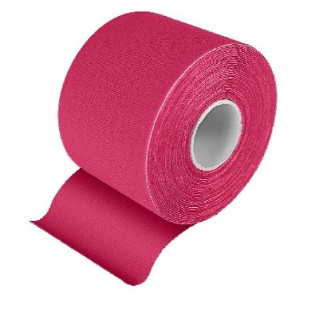 Farmacare Kinesio Taping Benda Autoadesiva Elastica Kinesiologia Fucsia 5x5 cm