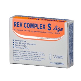 Rev Complex S Age Integratore 20 Capsule Rev Complex S Age Integratore 20 Capsule