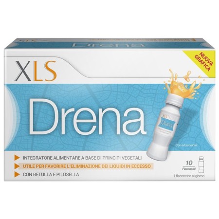 XL-S Drena Integratore Drenante Depurativo 10 Flaconcini