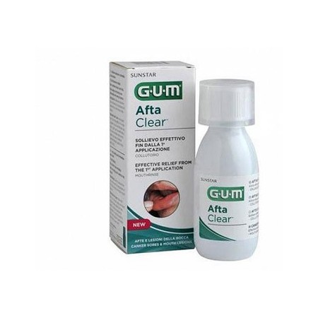 Gum AftaClear Collutorio Trattamento Antiafte 120 ml