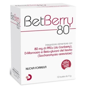 Betberry 80 Integratore 10 Bustine Betberry 80 Integratore 10 Bustine