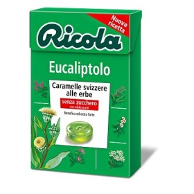 Ricola Eucaliptolo Caramelle Svizzere Alle Erbe Senza Zucchero 50 g Ricola Eucaliptolo Caramelle Svizzere Alle Erbe Senza Zucchero 50 g