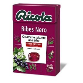 Ricola Ribes Nero Caramelle Svizzere Alle Erbe Senza Zucchero 50 g Ricola Ribes Nero Caramelle Svizzere Alle Erbe Senza Zucchero 50 g