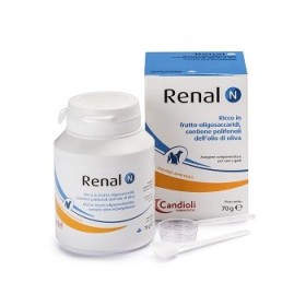 Candioli Renal N Polvere Integratore Intestinale Cani e Gatti 70 g Candioli Renal N Polvere Integratore Intestinale Cani e Gatti 70 g