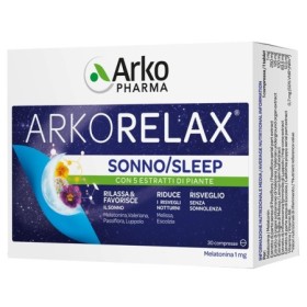 Arkorelax Sonno Integratore Rilassante 30 Compresse Arkorelax Sonno Integratore Rilassante 30 Compresse