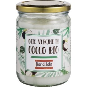 Fior Di Loto Olio Vergine Di Cocco Bio 410 g Fior Di Loto Olio Vergine Di Cocco Bio 410 g