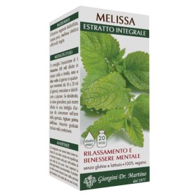 Dr. Giorgini Melissa Estratto Integrale Integratore Benessere Mentale 200 ml Dr. Giorgini Melissa Estratto Integrale Integratore Benessere Mentale 200 ml