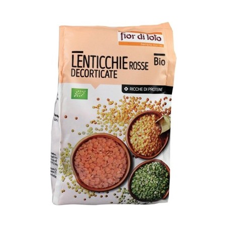 Fior Di Loto Lenticchie Piccole di Rodi Decorticate Biologiche 400 g