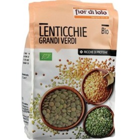Fior Di Loto Lenticchie Verdi Biologiche 400 g Fior Di Loto Lenticchie Verdi Biologiche 400 g