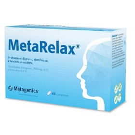 MetaRelax New Integratore contro Stress e Stanchezza 45 Compresse MetaRelax New Integratore contro Stress e Stanchezza 45 Compresse