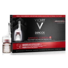 Vichy Dercos Aminexil Intensive 5 Trattamento Anticaduta Uomo 21 Fiale Vichy Dercos Aminexil Intensive 5 Trattamento Anticaduta Uomo 21 Fiale
