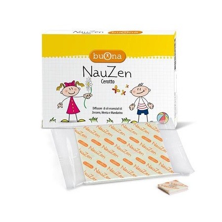 Buona NauZen Cerotto Diffusore Contro Nausea e Cinetosi 12 Pezzi