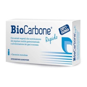 Depofarma Biocarbone Rapido Integratore Transito Intestinale 8 Flaconcini Monodose Depofarma Biocarbone Rapido Integratore Transito Intestinale 8 Flaconcini Monodose