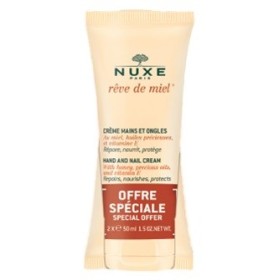 Nuxe Rêve de Miel Crema Mani e Unghie Riparativa e Protettiva BIPACCO 2X50 ml  Nuxe Rêve de Miel Crema Mani e Unghie Riparativa e Protettiva BIPACCO 2X50 ml