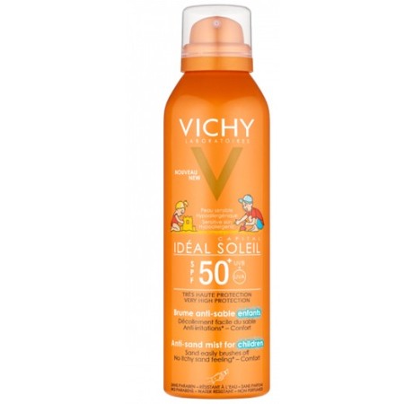 Vichy Idéal Soleil Spray Anti-Sabbia Bambini SPF 50  Protezione Corpo 200 ml