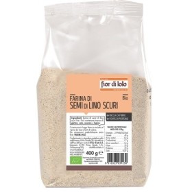FARINA SEMI LINO SCURI BIO400G FARINA SEMI LINO SCURI BIO400G