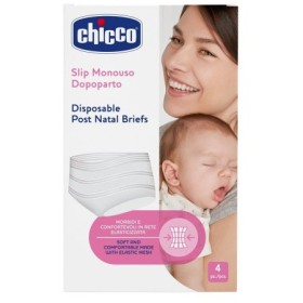 Chicco Slip Rete MonoUso Post Parto Taglia Unica 4 Pezzi Chicco Slip Rete MonoUso Post Parto Taglia Unica 4 Pezzi