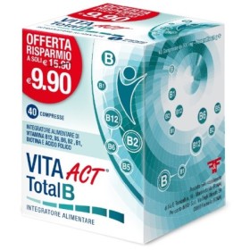 Vita Act Total B Integratore 40 Compresse Vita Act Total B Integratore 40 Compresse
