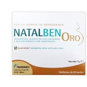 Natalben Oro Integratore 28 Bustine Natalben Oro Integratore 28 Bustine