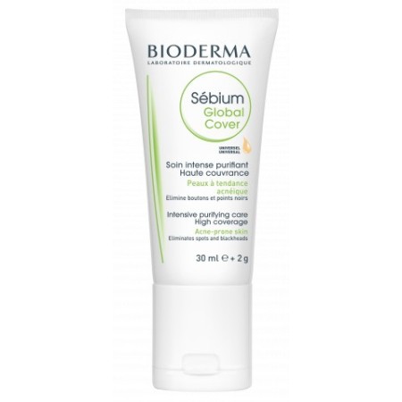 Bioderma Sébium Global Cover Trattamento Intensivo Purificante 30 ml   2 g