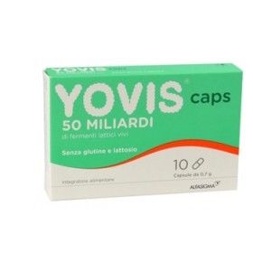 Yovis Caps 50 Miliardi Integratore Fermenti Lattici Vivi 10 Capsule Yovis Caps 50 Miliardi Integratore Fermenti Lattici Vivi 10 Capsule