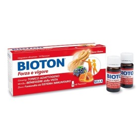 Bioton Forza e Vigore Integratore Tonico Energetico 14 Flaconcini Bioton Forza e Vigore Integratore Tonico Energetico 14 Flaconcini