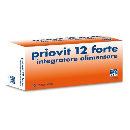 Priovit 12 Forte Integratore Vitaminico 40 Caramelle