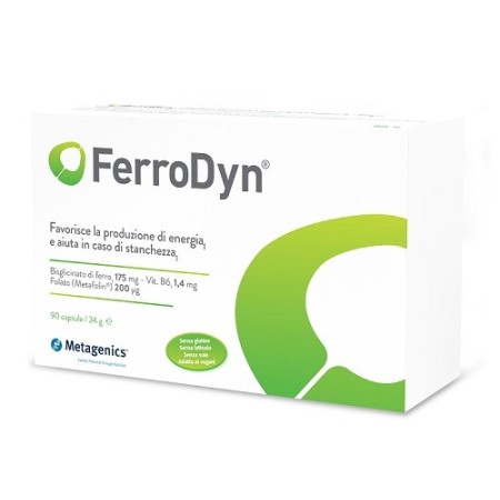 FerroDyn Integratore Di Ferro 30 Capsule