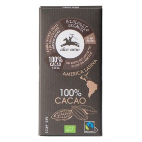 Alce Nero Tavoletta di Cioccolato 100% Cacao Biologico 50 g Alce Nero Tavoletta di Cioccolato 100% Cacao Biologico 50 g