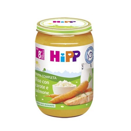 Hipp Riso Carote e salmone 220 g