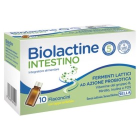 Biolactine 5 Miliardi Integratore Di Fermenti Lattici 10 Flaconcini Biolactine 5 Miliardi Integratore Di Fermenti Lattici 10 Flaconcini