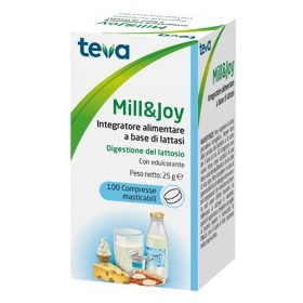 Mill&Joy Integratore a Base di Lattasi 100 Compresse Masticabili Mill&Joy Integratore a Base di Lattasi 100 Compresse Masticabili