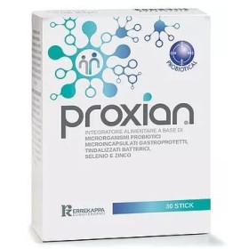Proxian Integratore Per Il Ripristino Della Flora Intestinale 30 Stick Proxian Integratore Per Il Ripristino Della Flora Intestinale 30 Stick