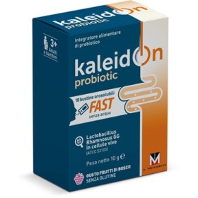 Kaleidon Probiotic Fast Frutti di Bosco Integratore Probiotico 10 Bustine Orosolubili Kaleidon Probiotic Fast Frutti di Bosco Integratore Probiotico 10 Bustine Orosolubili
