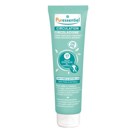 Puressentiel Circolazione Crema Freschezza Idratante Per Gambe Gonfie e Pesanti 100 ml
