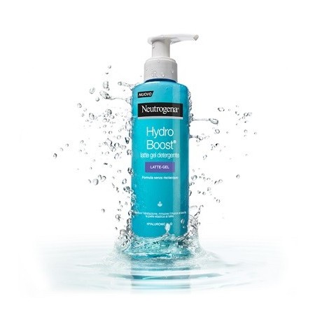 Neutrogena Hydro Boost Latte Gel Detergente Viso 200 ml