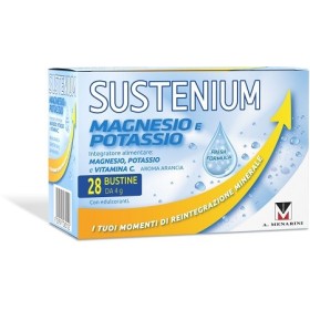 Sustenium Magnesio e Potassio Integratore Sali Minerali 28 Bustine Sustenium Magnesio e Potassio Integratore Sali Minerali 28 Bustine