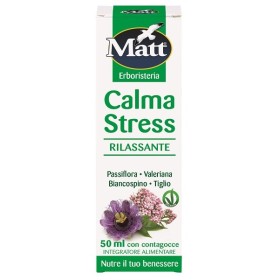 Matt Erboristeria Calma Stress Integratore Rilassante Gocce 50 ml Matt Erboristeria Calma Stress Integratore Rilassante Gocce 50 ml