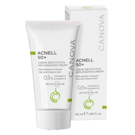 Canova Acnell Crema SPF 50   Pelle Grassa 50 ml