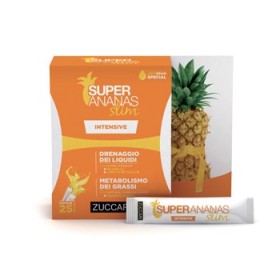 Super Ananas Slim Intensive Integratore Drenante 25 Bustine Stick Super Ananas Slim Intensive Integratore Drenante 25 Bustine Stick