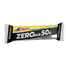 ProAction Zero Bar 50% Barretta Iper Proteica Gusto Cioccolato 60 g ProAction Zero Bar 50% Barretta Iper Proteica Gusto Cioccolato 60 g