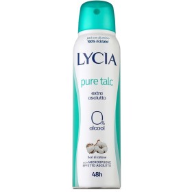 Lycia Spray Gas Antiodorante Pure Talc Protezione Asciutta 150 ml Lycia Spray Gas Antiodorante Pure Talc Protezione Asciutta 150 ml