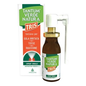Tantum Verde Natura Tris Spray Orale Tosse e Mal di Gola 15 ml Tantum Verde Natura Tris Spray Orale Tosse e Mal di Gola 15 ml