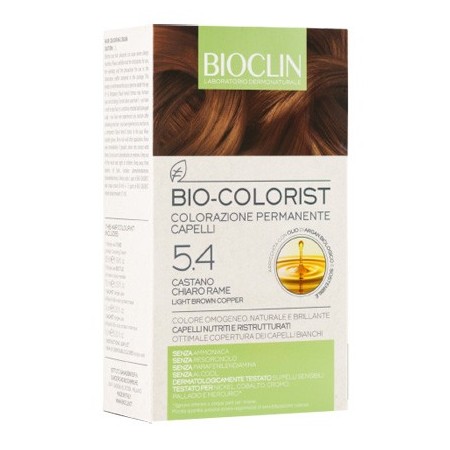 Bioclin Bio-Colorist 5.4 Castano Chiaro Rame Tintura Naturale Capelli