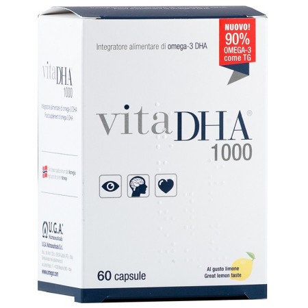 Vitadha 1000 Integratore Omega3 EPA e DHA 60 Capsule