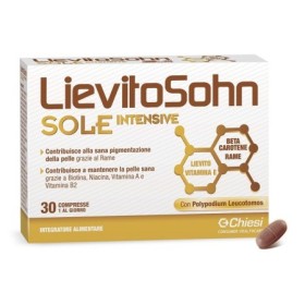 LievitoSohn Sole Intensive Integratore Per l'Abbronzatura 30 Compresse LievitoSohn Sole Intensive Integratore Per l'Abbronzatura 30 Compresse