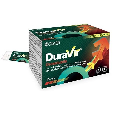 Duravir Orosolubile Integratore Contro Disfunzione Erettile 15 Bustine Stick