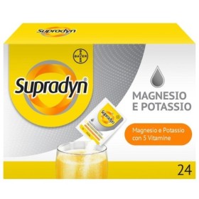 Supradyn Magnesio e Potassio Integratore Con Vitamine B, Acido Folico e Minerali 24 Bustine Efferves Supradyn Magnesio e Potassio Integratore Con Vitamine B, Acido Folico e Minerali 24 Bustine Efferves