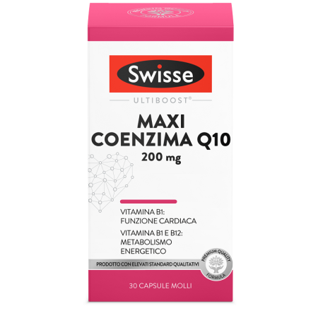 Swisse Maxi Coenzima Q10 Integratore Cardiaco 30 Capsule
